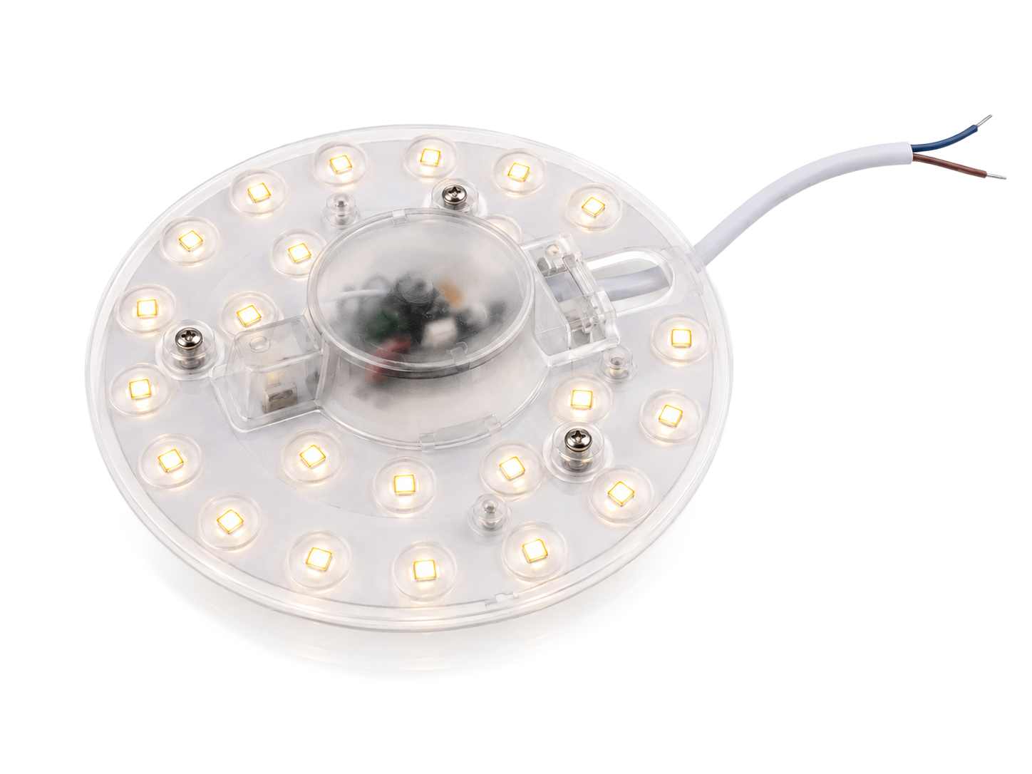 LED modul 10W kulatý s čipy SMD 2835 pro vestavbu do přisazených stropních svítidel